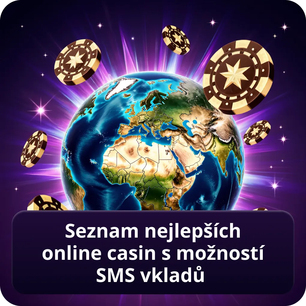 Seznam nejlepších online casin s možností SMS vkladů