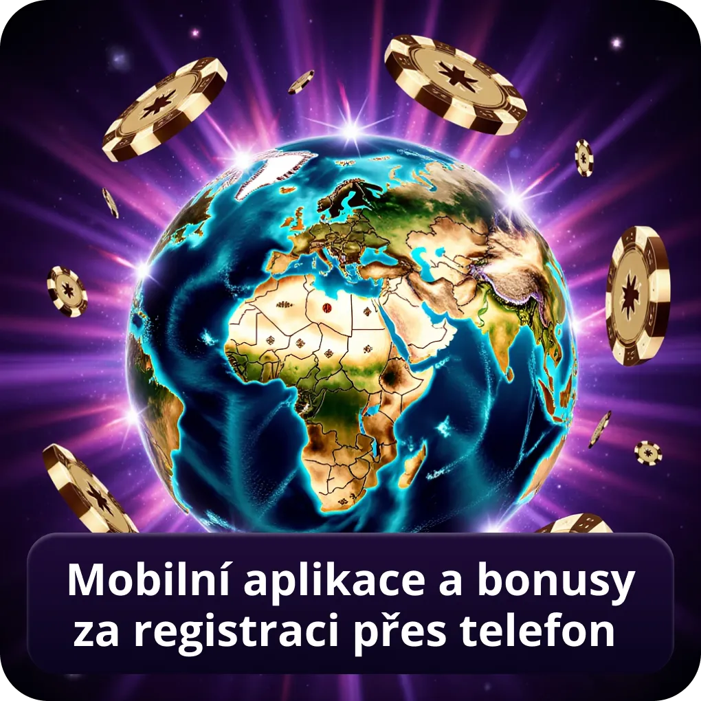 Mobilní aplikace a bonusy za registraci přes telefon