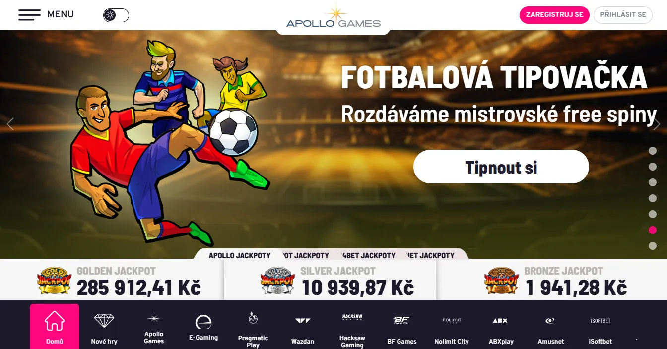 Casino bonusy za registraci u různých typů her